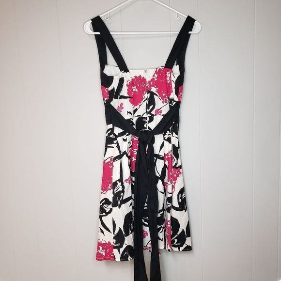 Eclipse Pink White Black Summer Spring Wedding Dress Midi Small - Picture 3 of 10